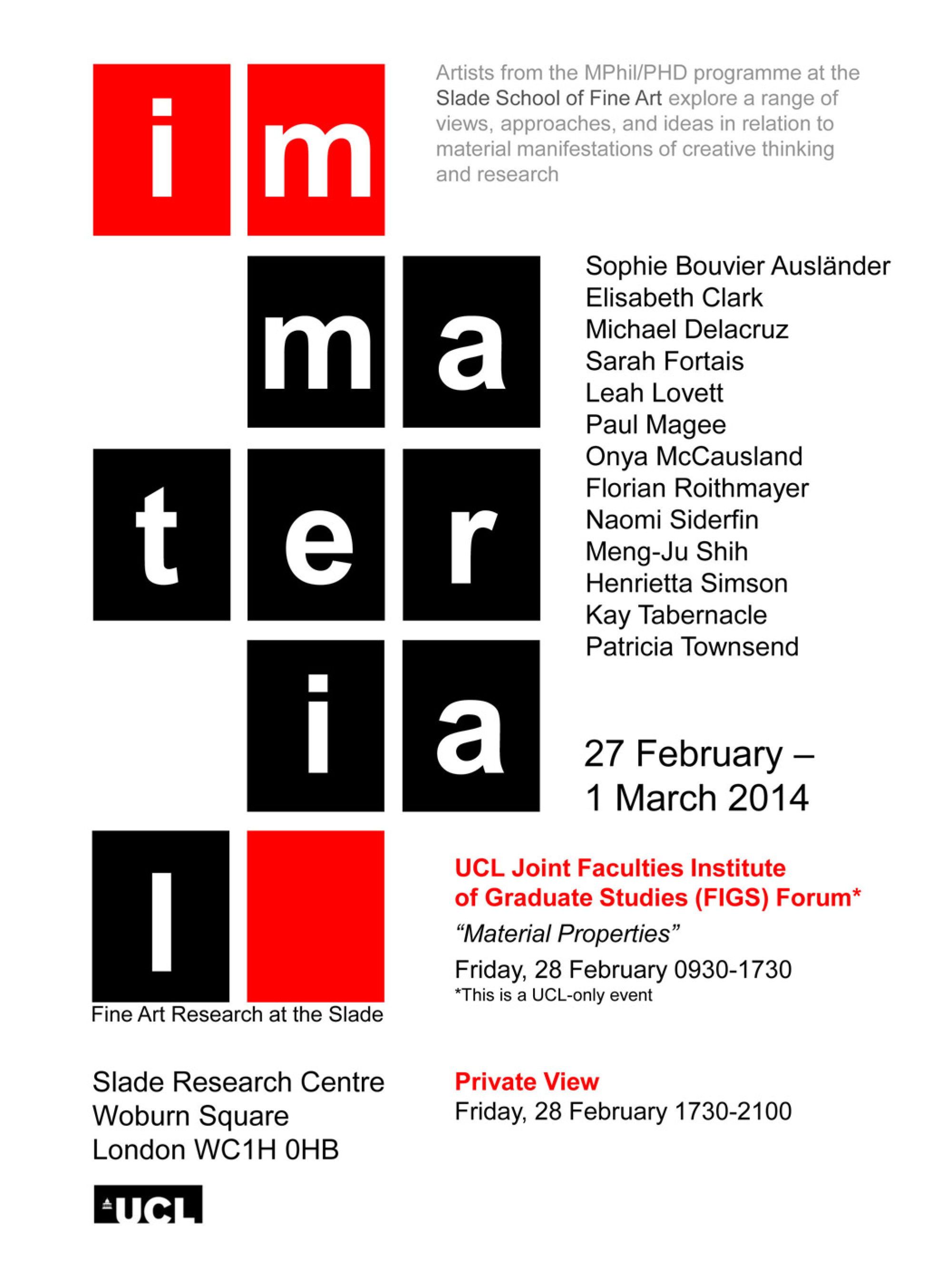Immaterial Flyer