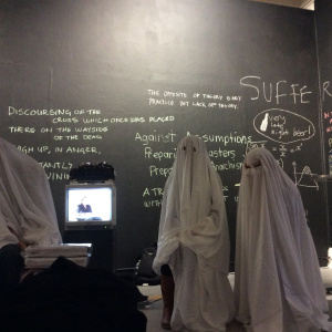 Documentation of Ghost Ethics in the Black Board Cafe