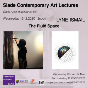 Poster, Contemporary Art Lecture, Lyne Ismail