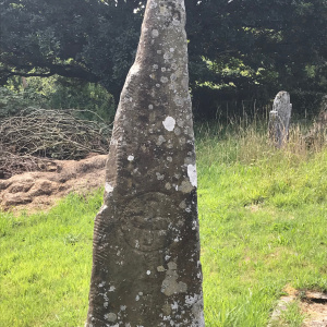 Medieval Ogham Stone, Bridell