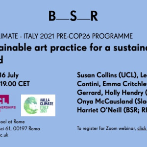 Sustainable art practice for a sustainable world (image)