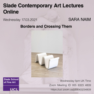 Sara Naim, Contemporary Art Lecture, 2021