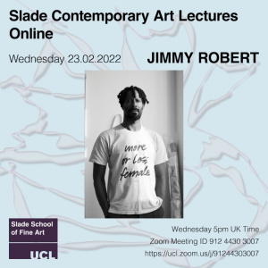 Jimmy Robert, Contemporary Art Lecture