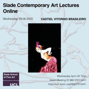 Castiel Vitorino Brasileiro, Contemporary Art Lecture poster