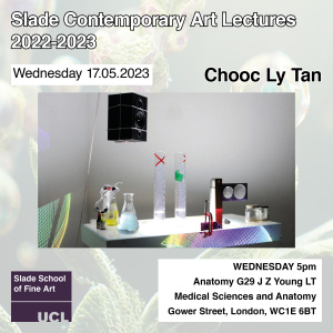 Contemporary Art Lecture poster, Chooc Ly Tan