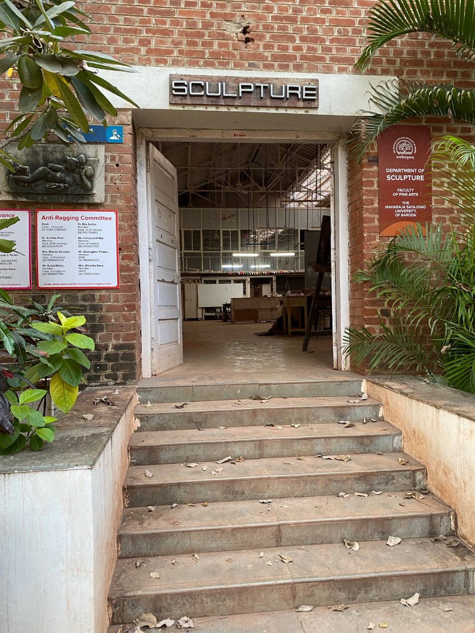 The Maharaja Sayajirao University of Baroda, sculpture building