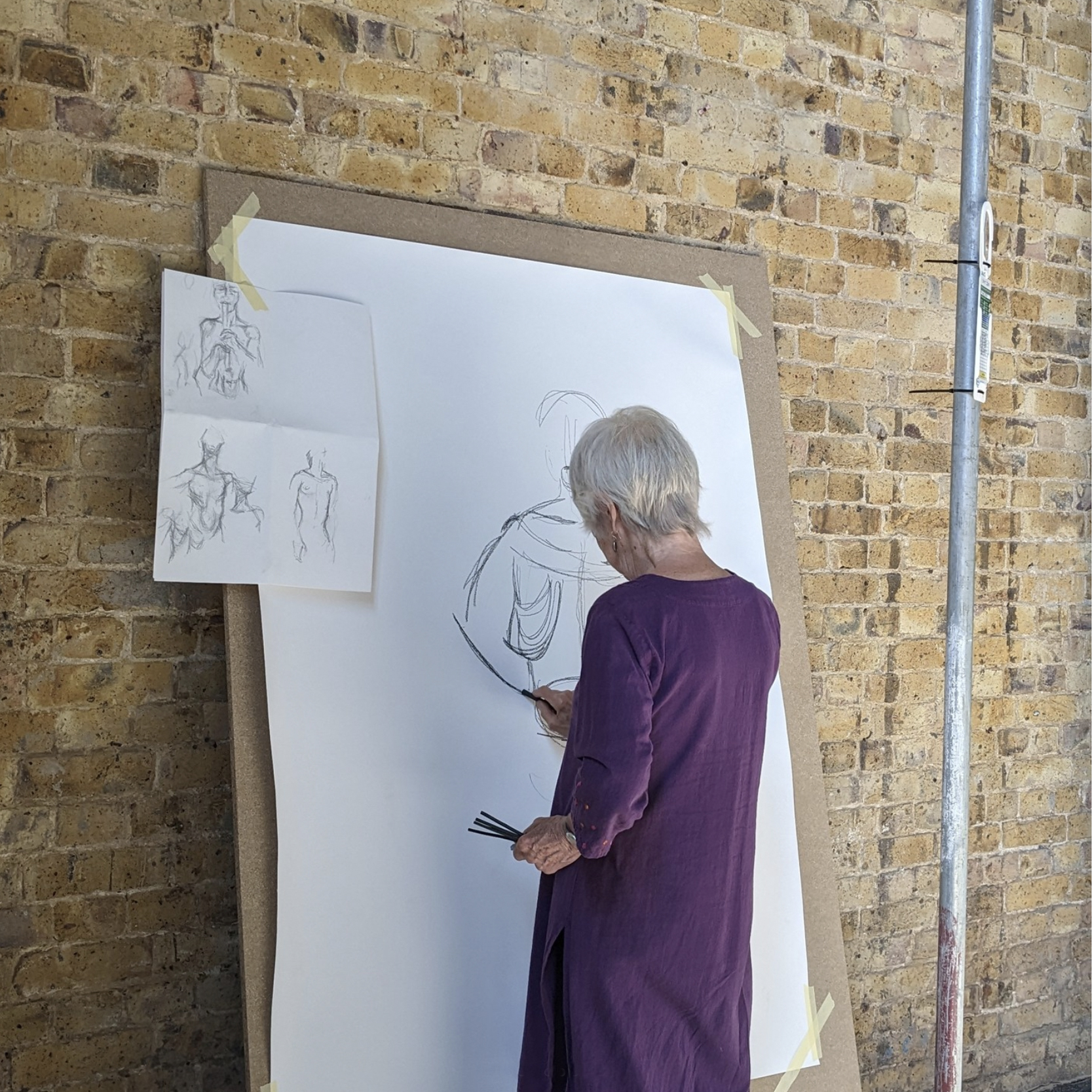Drawing Breath' workshop with Dryden Goodwin for Better Bankside Clean Air Day