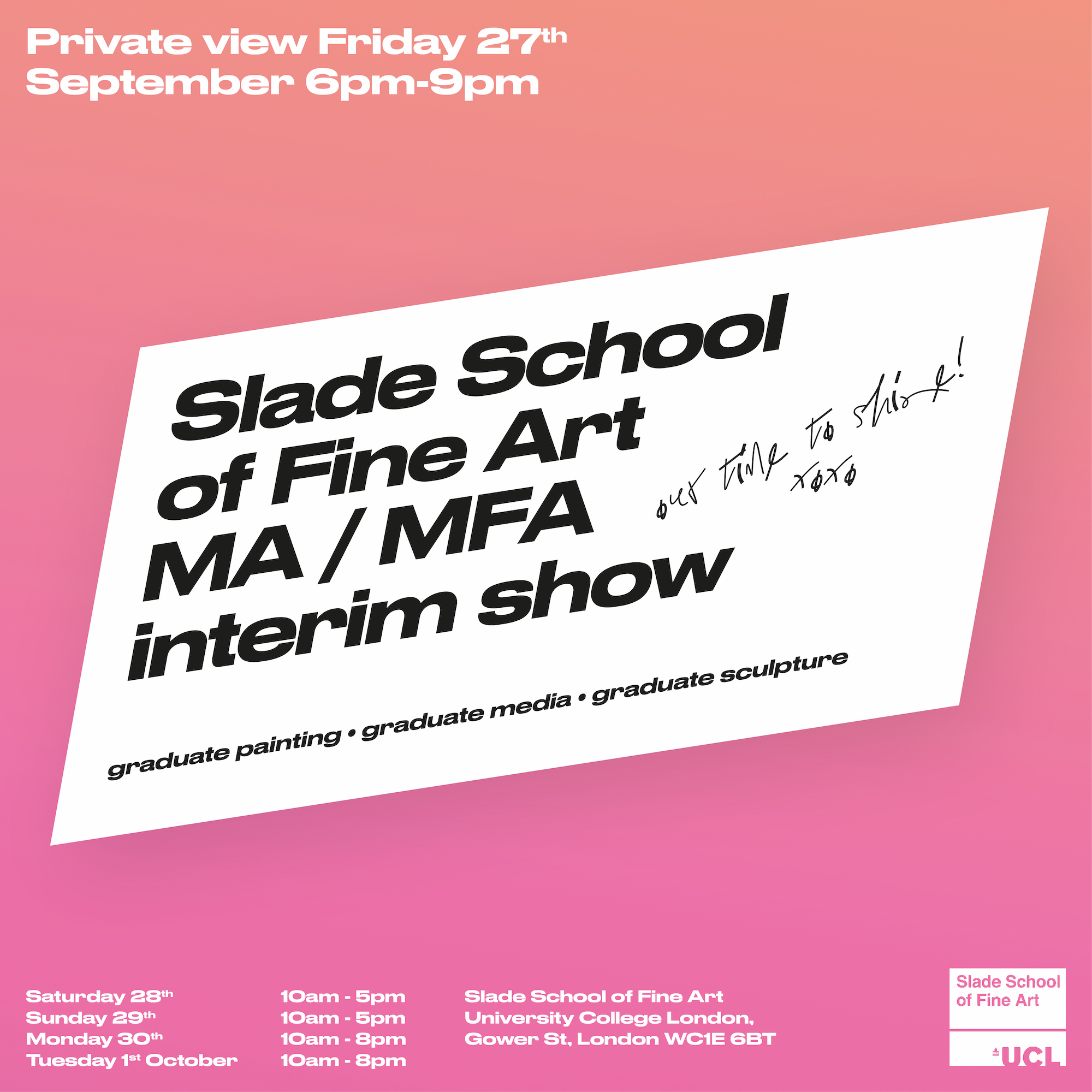 Slade Interim Show 2019