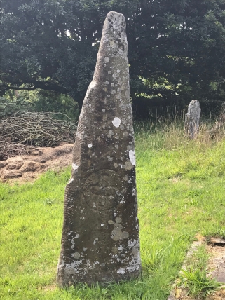 Medieval Ogham Stone, Bridell