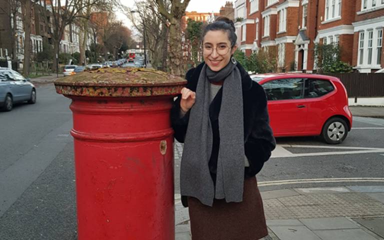 Sahava Baranow, one of UCL's Social and Wellbeing Volunteers