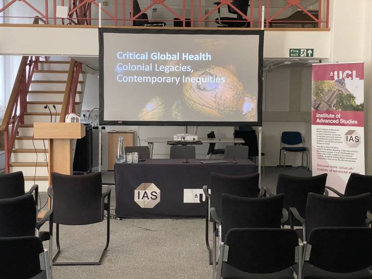 Critical Global Health conference in Institute of Advanced Studies