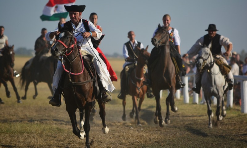 Hungarian traditional riders