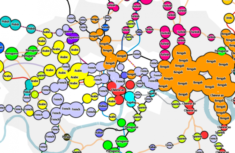 Languages Map London