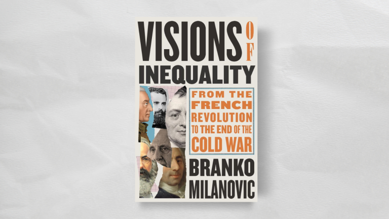 Book cover of 'Visions of Inequality' by Branko Milanovic