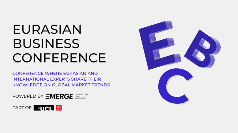 Event poster for the Eurasian Business Conference