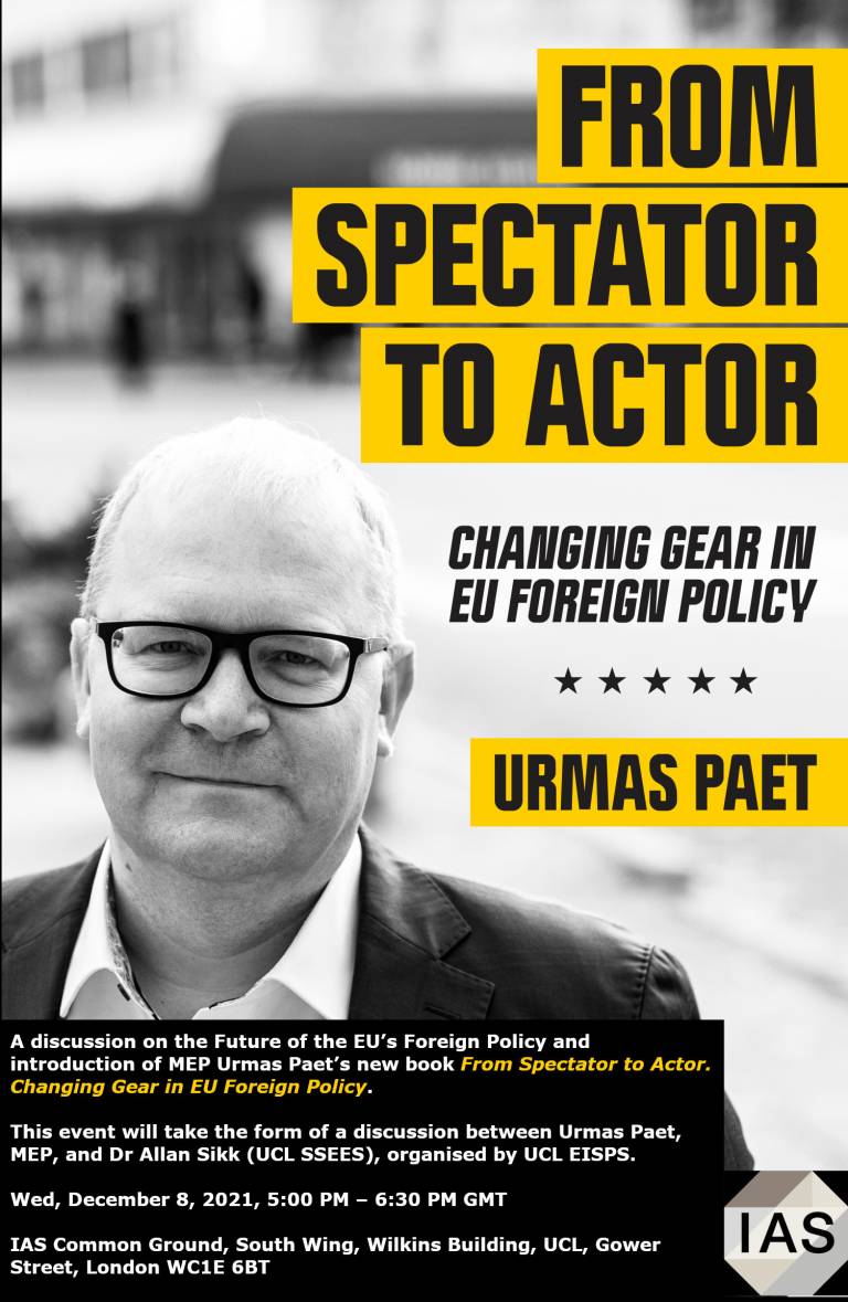 Future of the EU's foreign policy event poster