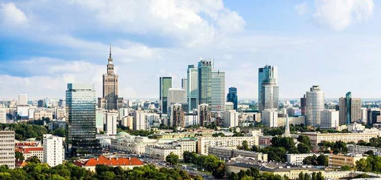 Poland skyline
