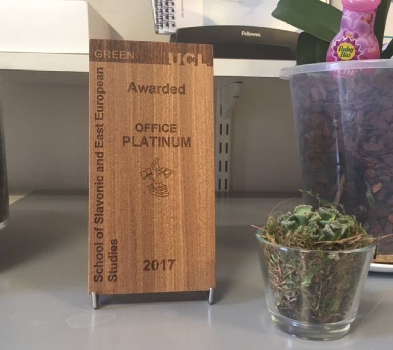 Green UCL Award SSEES