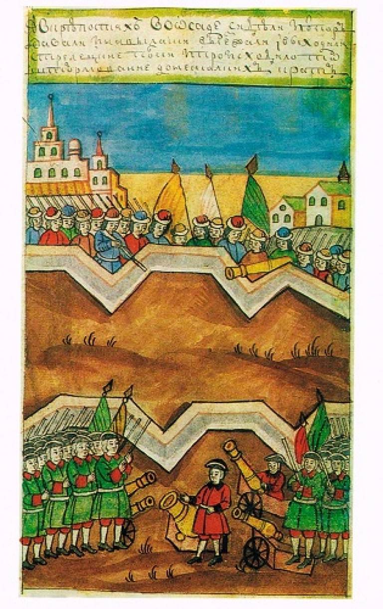 History of Peter I Krekshin-troops at Kolomenskoe and Kozhukhovo