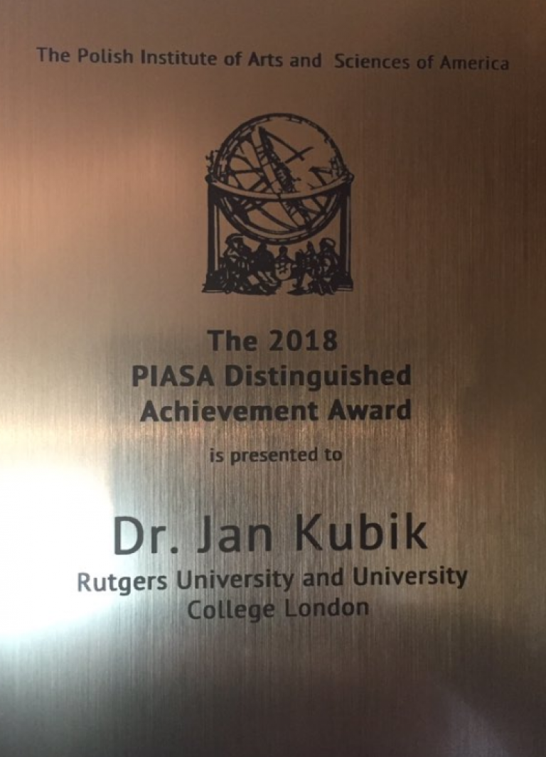 Jan Kubik award