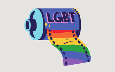 LGBT film illustration