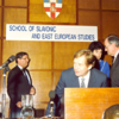22 March 1990: Visit of Václav Havel to SSEES…