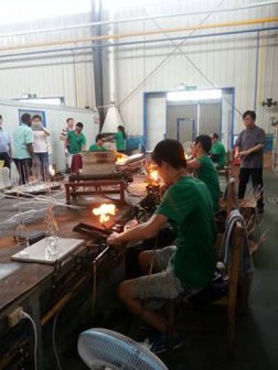 Glass production…