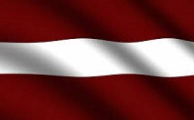 Latvian flag…