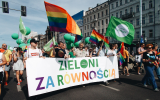 Polish Green party march for equality
