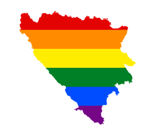 LGBT map of Bosnia & Herzegovina