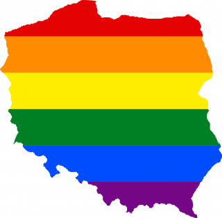 LGBTQ map of Poland