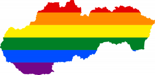 LGBTQ map of Slovakia