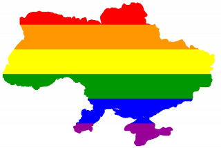 LGBTQ map of Ukraine