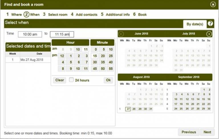 CMISgo calendar screen shot