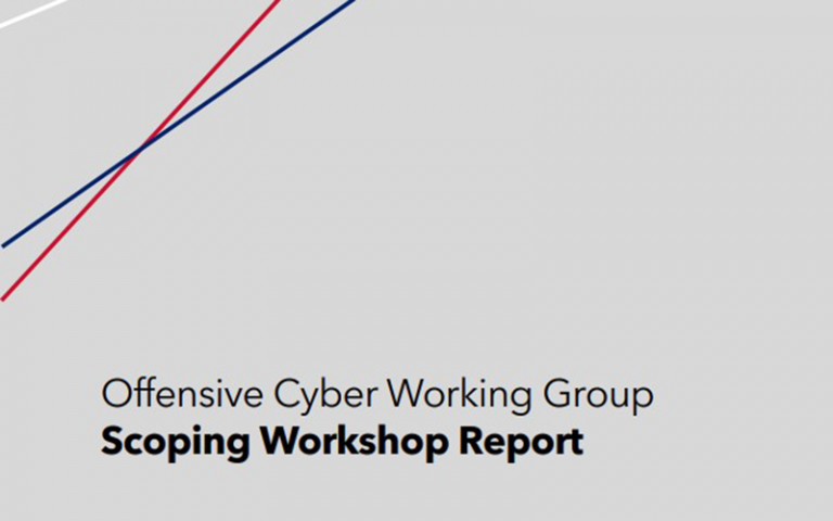 Offensive Cyber Working Group report cover