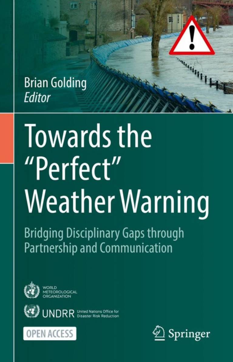 Towards the 'Perfect' Weather Warning book cover