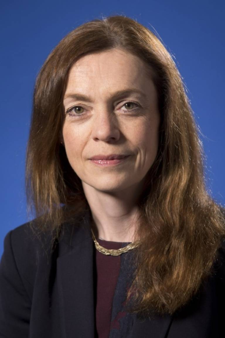 Headshot of Dr Kathy Oldham OBE