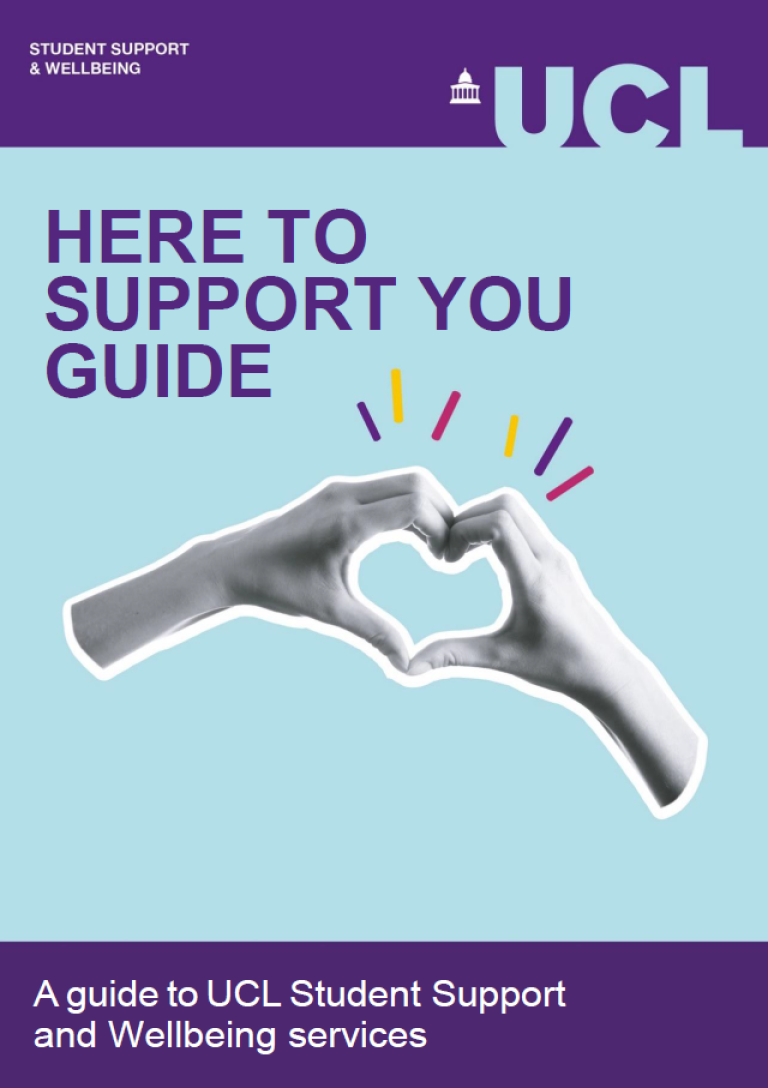 Here To Support You Guide Front Page