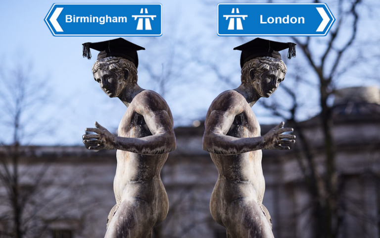 UCL campus statues