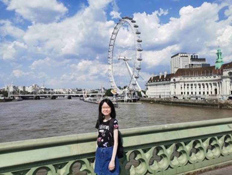 Student at London Eye