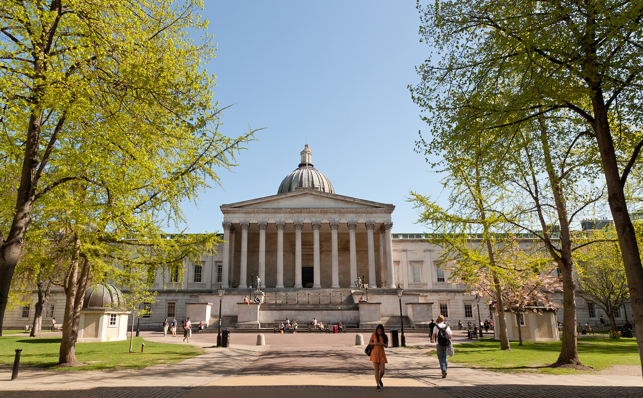 View of UCL Front Quad