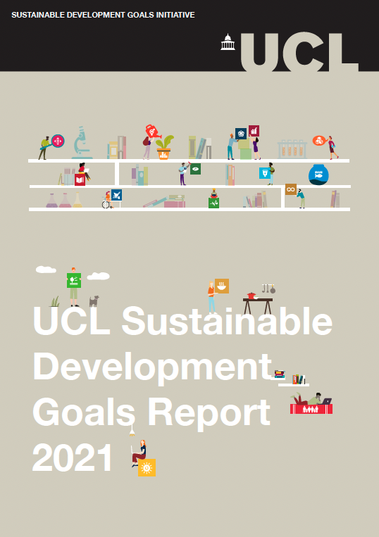 An image of the front cover of the UCL SDGs report