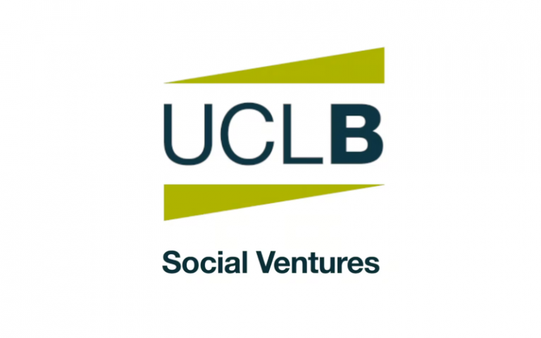 UCLB green and blue logo