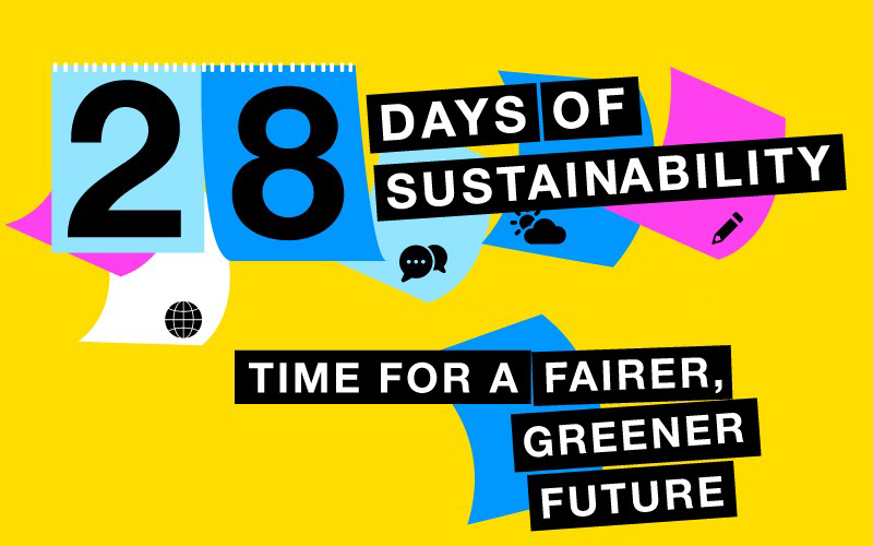 28 days of sustainability logo