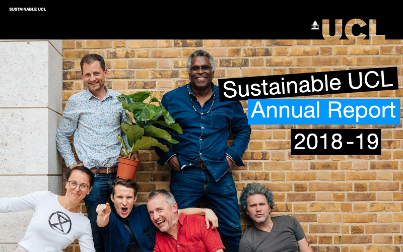 Cover page of sustainability report 2018-19