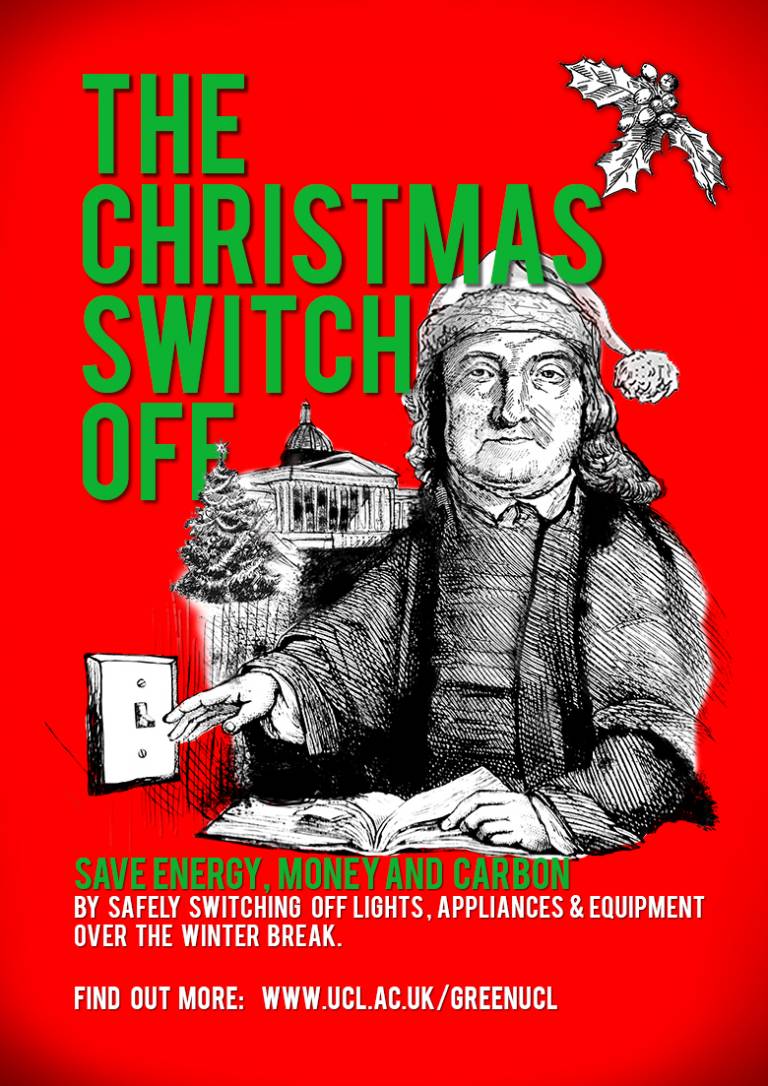 Bentham Christmas Switch Off poster