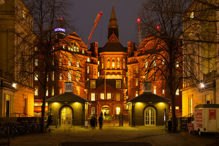 Image of UCL at night