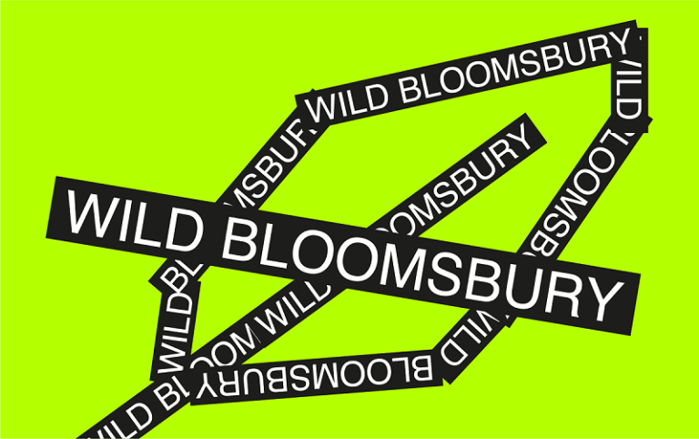 Text saying Wild Bloomsbury
