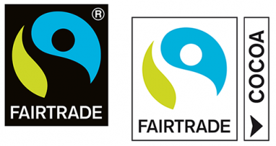Fairtrade Labels with the logo
