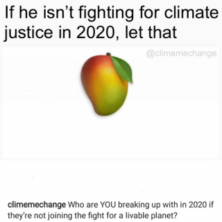 Meme of a Climate Change Mango